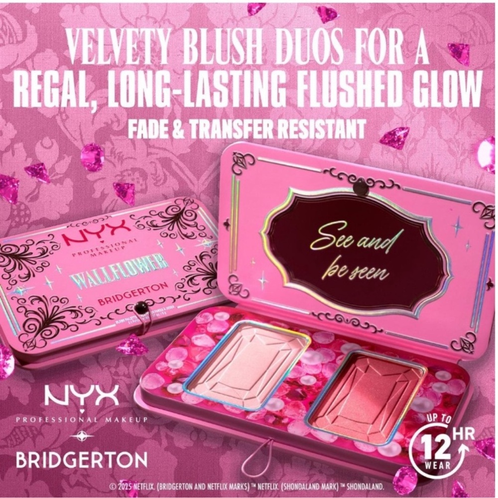 NYX PROFESSIONAL MAKEUP Bridgerton Collection Wallflower NEW - Picture 3 of 7